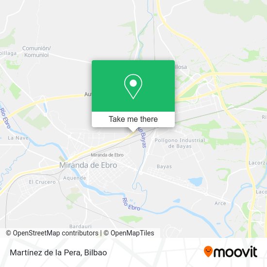 Martínez de la Pera map