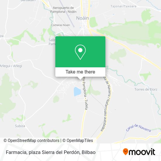 Farmacia, plaza Sierra del Perdón map