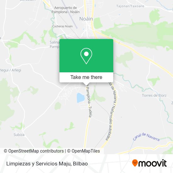 Limpiezas y Servicios Maju map