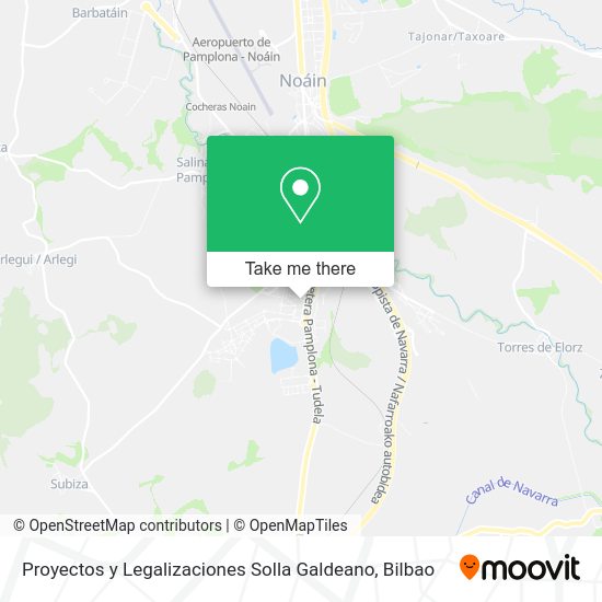 Proyectos y Legalizaciones Solla Galdeano map