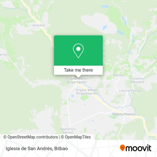 Iglesia de San Andrés map