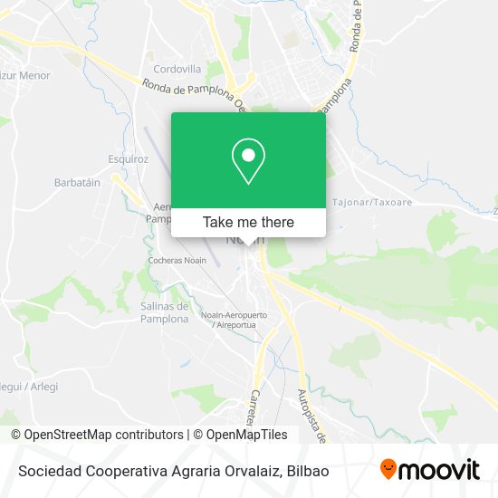 Sociedad Cooperativa Agraria Orvalaiz map
