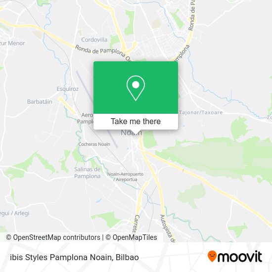 ibis Styles Pamplona Noain map