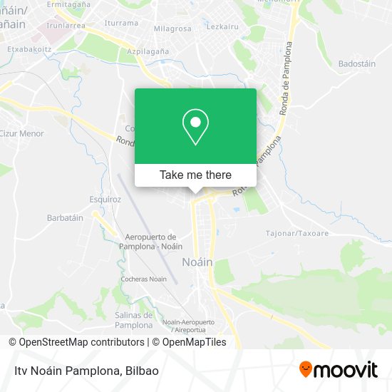 Itv Noáin Pamplona map