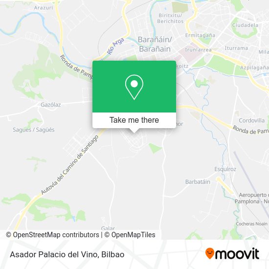 Asador Palacio del Vino map