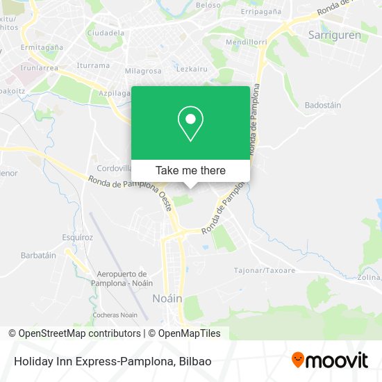 Holiday Inn Express-Pamplona map