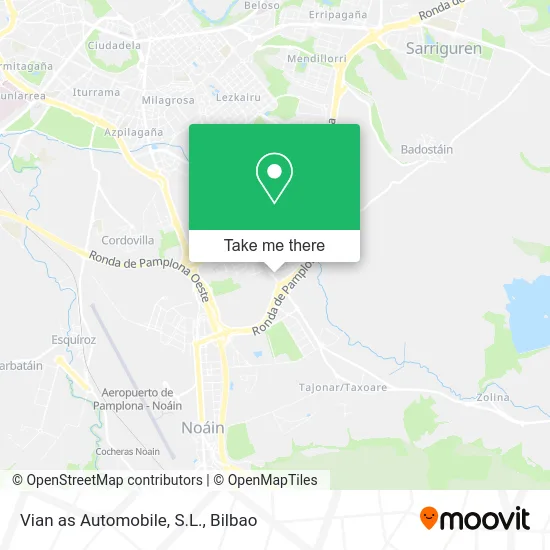 mapa Vian as Automobile, S.L.