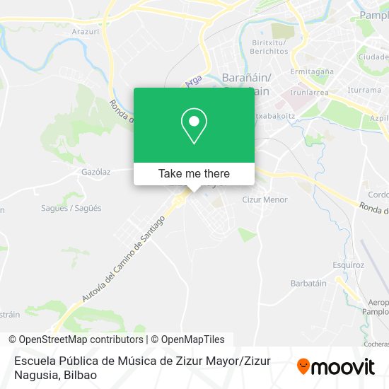 Escuela Pública de Música de Zizur Mayor / Zizur Nagusia map