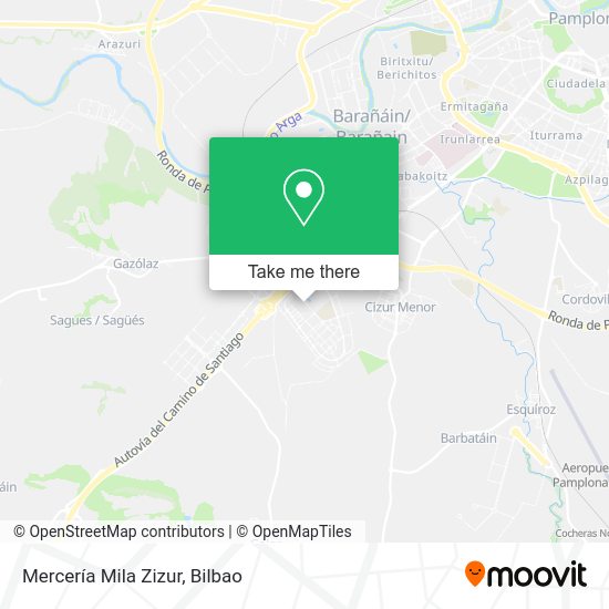 Mercería Mila Zizur map