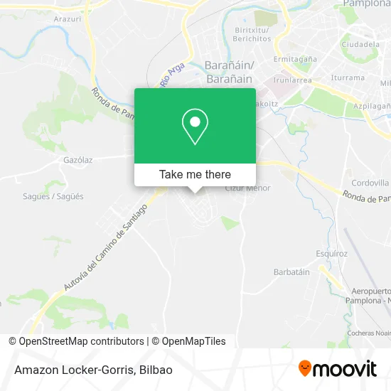 Amazon Locker-Gorris map