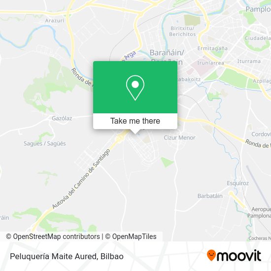 Peluquería Maite Aured map