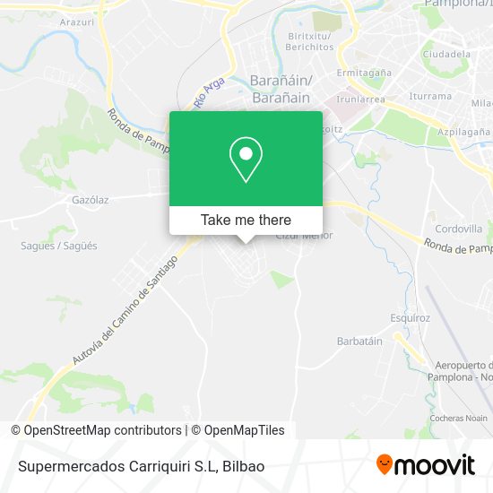 Supermercados Carriquiri S.L map