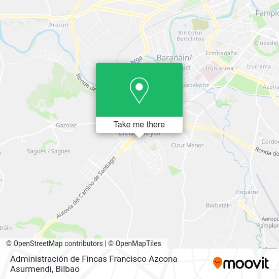 Administración de Fincas Francisco Azcona Asurmendi map