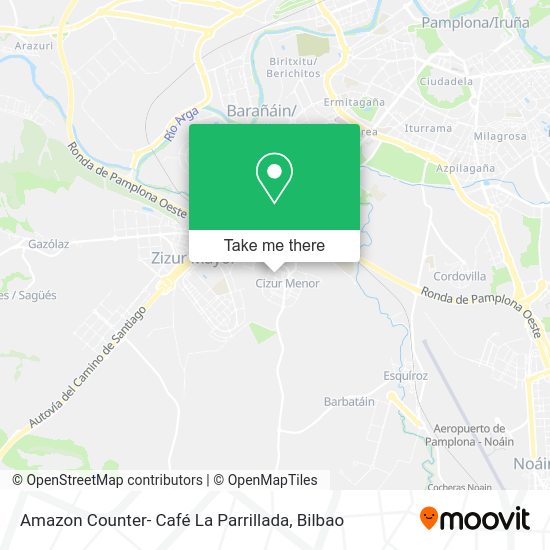 Amazon Counter- Café La Parrillada map
