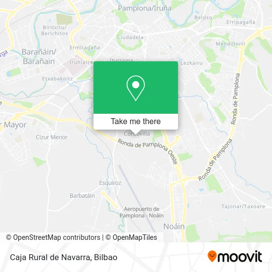Caja Rural de Navarra map