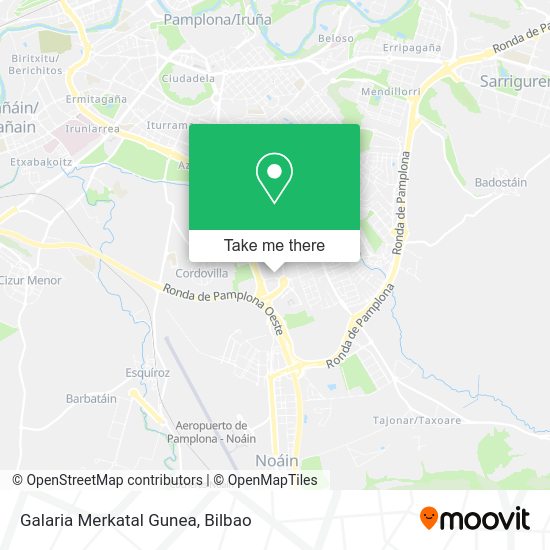 Galaria Merkatal Gunea map