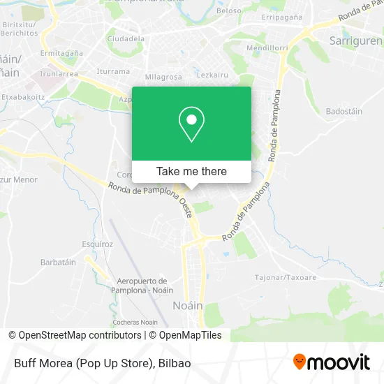 Buff Morea (Pop Up Store) map