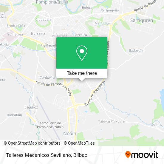 Talleres Mecanicos Sevillano map