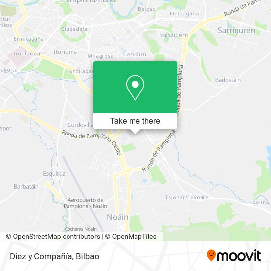 Diez y Compañía map