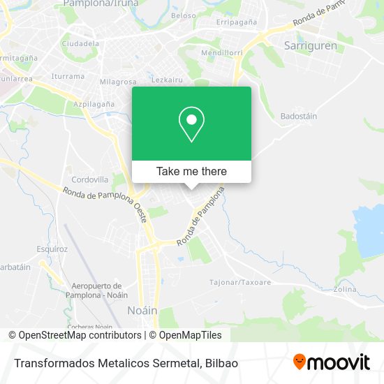 Transformados Metalicos Sermetal map