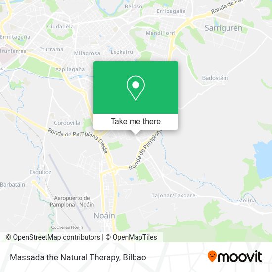 Massada the Natural Therapy map