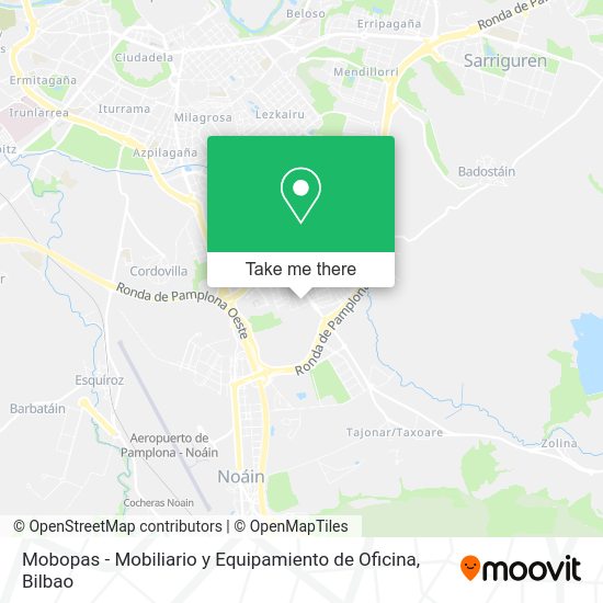 Mobopas - Mobiliario y Equipamiento de Oficina map