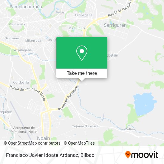 Francisco Javier Idoate Ardanaz map