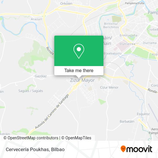 Cervecería Poukhas map