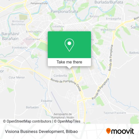 Visiona Business Development map