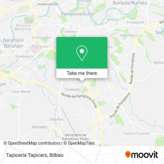 Tapicería Tapicars map