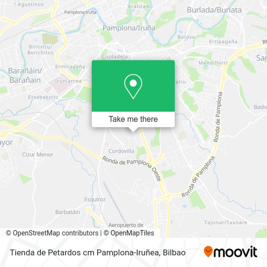 Tienda de Petardos cm Pamplona-Iruñea map
