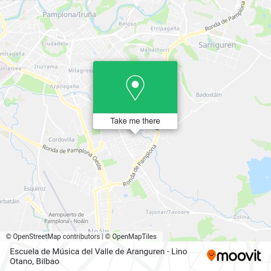 Escuela de Música del Valle de Aranguren - Lino Otano map