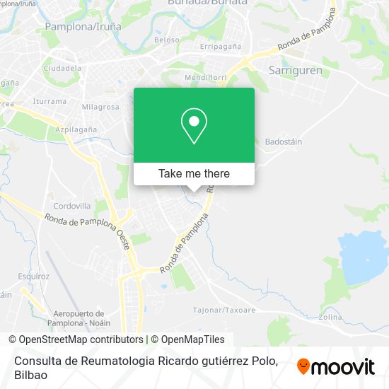 Consulta de Reumatologia Ricardo gutiérrez Polo map