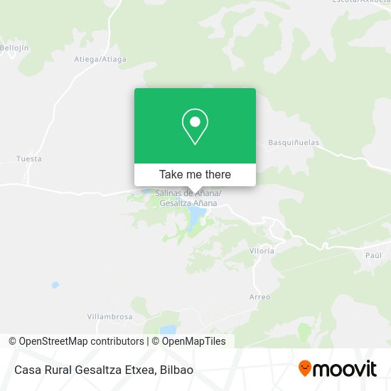 Casa Rural Gesaltza Etxea map