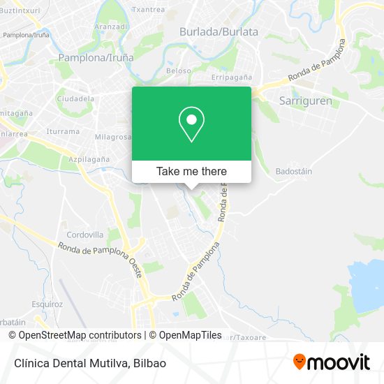Clínica Dental Mutilva map