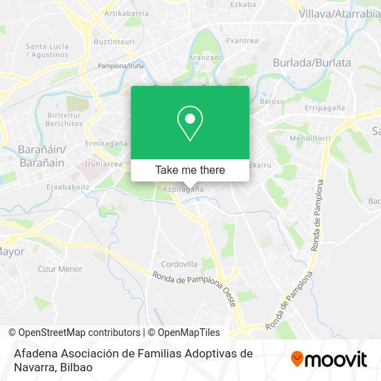 Afadena Asociación de Familias Adoptivas de Navarra map