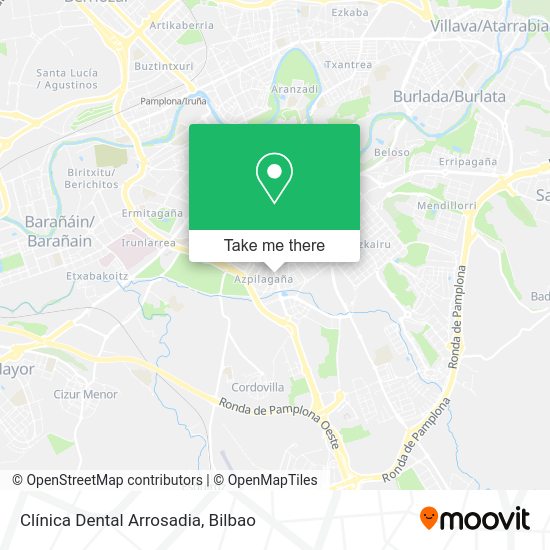Clínica Dental Arrosadia map