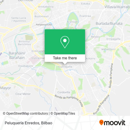 Peluquería Enredos map