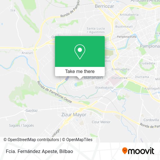 Fcia. Fernández Apeste map