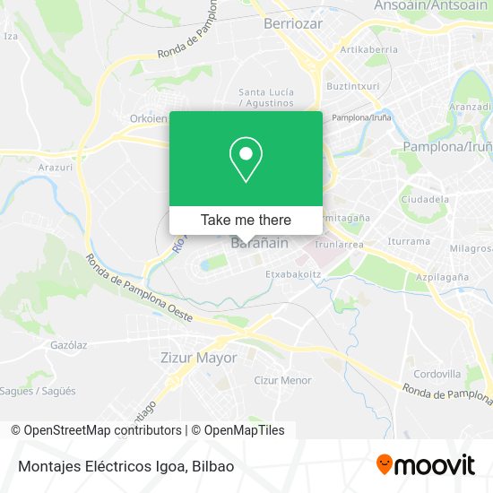 Montajes Eléctricos Igoa map