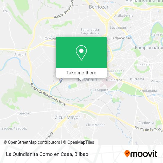 La Quindianita Como en Casa map