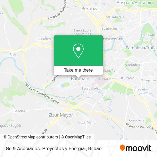 Ge & Asociados. Proyectos y Energía. map