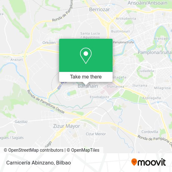 Carnicería Abinzano map