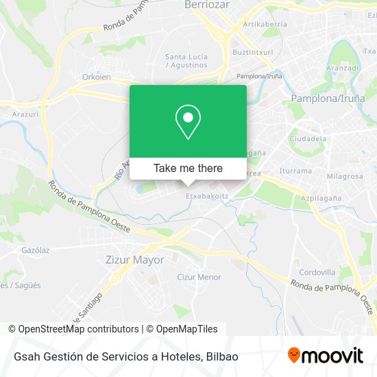 Gsah Gestión de Servicios a Hoteles map