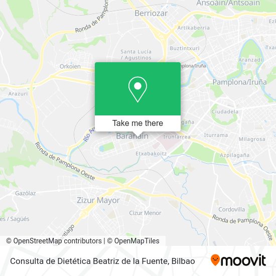 Consulta de Dietética Beatriz de la Fuente map