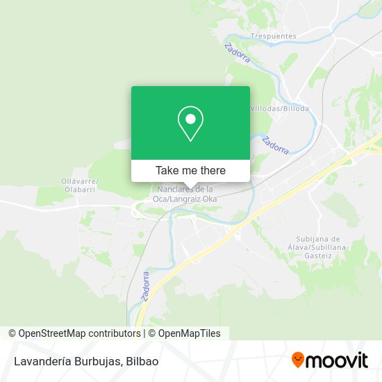 Lavandería Burbujas map