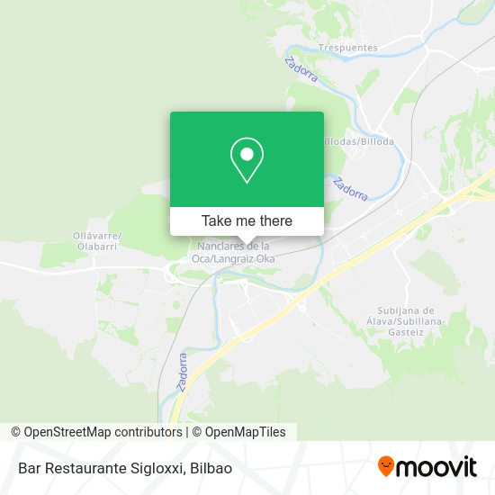 Bar Restaurante Sigloxxi map