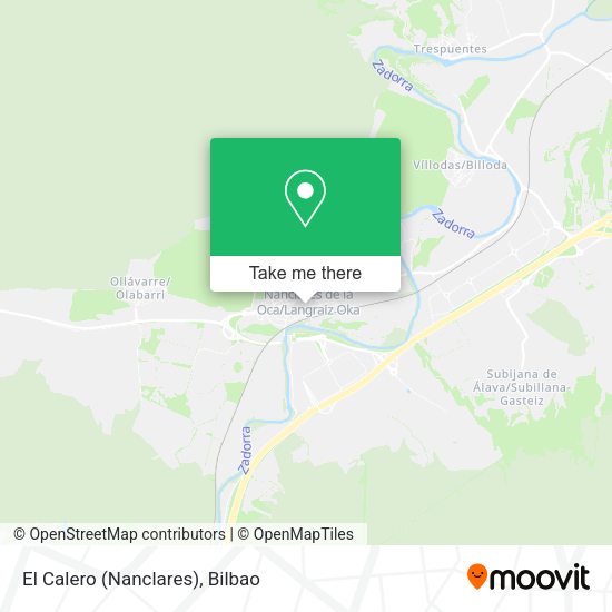 El Calero (Nanclares) map
