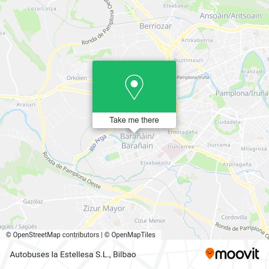 Autobuses la Estellesa S.L. map