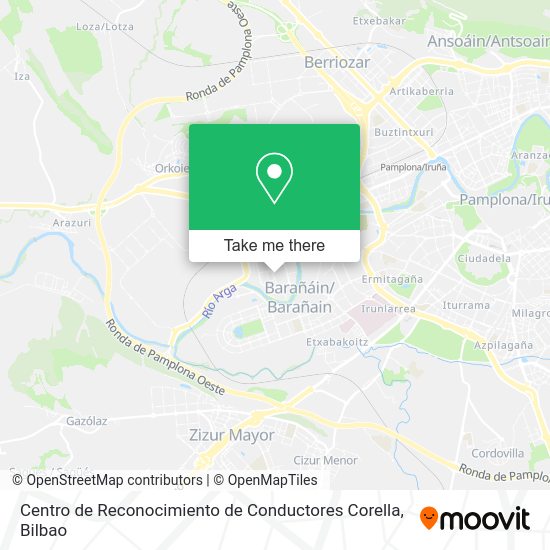 Centro de Reconocimiento de Conductores Corella map